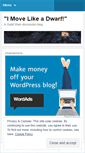 Mobile Screenshot of imovelikeadwarf.wordpress.com
