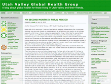 Tablet Screenshot of globalhealth.wordpress.com