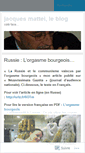 Mobile Screenshot of jacquesmattei.wordpress.com