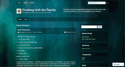 Desktop Screenshot of cookingwiththefamily.wordpress.com