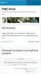 Mobile Screenshot of fmcpost.wordpress.com