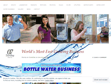 Tablet Screenshot of mineralwaterbusiness.wordpress.com