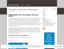 Tablet Screenshot of foodcentral.wordpress.com