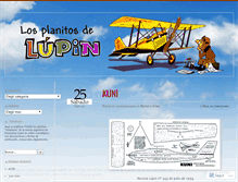 Tablet Screenshot of losplanitosdelupin.wordpress.com