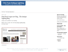 Tablet Screenshot of fritzfryer.wordpress.com