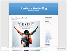 Tablet Screenshot of jkmovies.wordpress.com