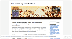 Desktop Screenshot of gourmetsolitario.wordpress.com