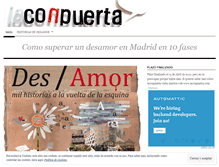 Tablet Screenshot of laconpuerta.wordpress.com