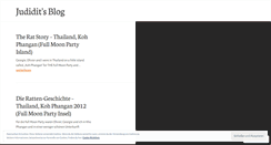 Desktop Screenshot of judidit.wordpress.com