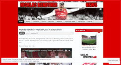 Desktop Screenshot of nicklasbendtnernews.wordpress.com