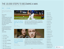 Tablet Screenshot of 10000mansteps.wordpress.com