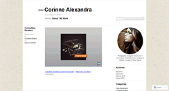 Desktop Screenshot of corinnealexandra.wordpress.com