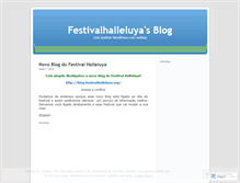 Tablet Screenshot of festivalhalleluya.wordpress.com