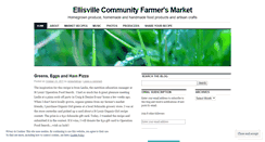 Desktop Screenshot of ellisvillefarmersmarket.wordpress.com