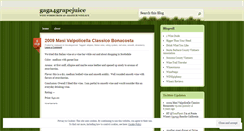 Desktop Screenshot of gaga4grapejuice.wordpress.com