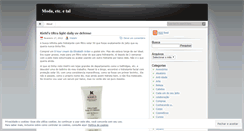Desktop Screenshot of modaetcetal.wordpress.com