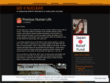 Tablet Screenshot of go4nuclear.wordpress.com