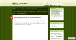 Desktop Screenshot of alicealocombia.wordpress.com