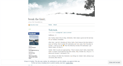 Desktop Screenshot of endlesslimit.wordpress.com