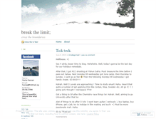 Tablet Screenshot of endlesslimit.wordpress.com