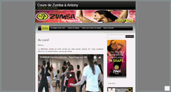 Desktop Screenshot of antonyzumba.wordpress.com