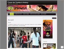 Tablet Screenshot of antonyzumba.wordpress.com