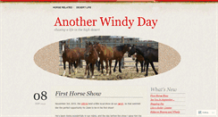 Desktop Screenshot of anotherwindyday.wordpress.com