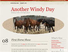 Tablet Screenshot of anotherwindyday.wordpress.com