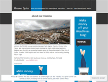 Tablet Screenshot of missionquito.wordpress.com