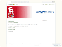 Tablet Screenshot of essenwalks.wordpress.com