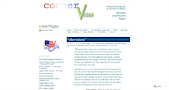 Desktop Screenshot of conservegan.wordpress.com
