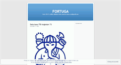 Desktop Screenshot of fortuga.wordpress.com