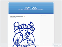 Tablet Screenshot of fortuga.wordpress.com