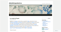 Desktop Screenshot of detodoloquetesirva.wordpress.com