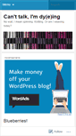 Mobile Screenshot of canttalkdyeing.wordpress.com