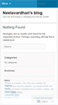 Mobile Screenshot of neelmallepally.wordpress.com