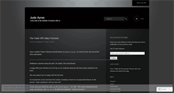 Desktop Screenshot of judeayres.wordpress.com