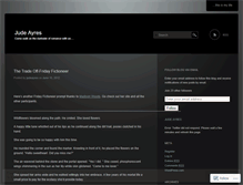 Tablet Screenshot of judeayres.wordpress.com