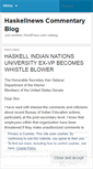 Mobile Screenshot of haskellnews.wordpress.com
