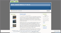 Desktop Screenshot of mamireault.wordpress.com