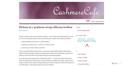 Desktop Screenshot of cashmerecafe.wordpress.com