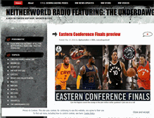 Tablet Screenshot of neitherworldradio.wordpress.com