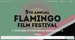 Desktop Screenshot of flamingofilmfest.wordpress.com
