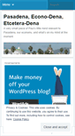 Mobile Screenshot of econodena.wordpress.com