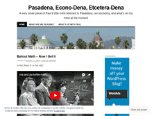 Tablet Screenshot of econodena.wordpress.com