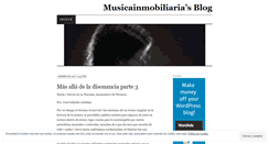 Desktop Screenshot of musicainmobiliaria.wordpress.com