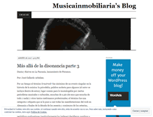 Tablet Screenshot of musicainmobiliaria.wordpress.com