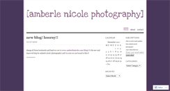 Desktop Screenshot of amberlenicolephoto.wordpress.com