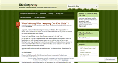 Desktop Screenshot of lifeaintpretty.wordpress.com
