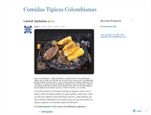 Tablet Screenshot of comidastc.wordpress.com